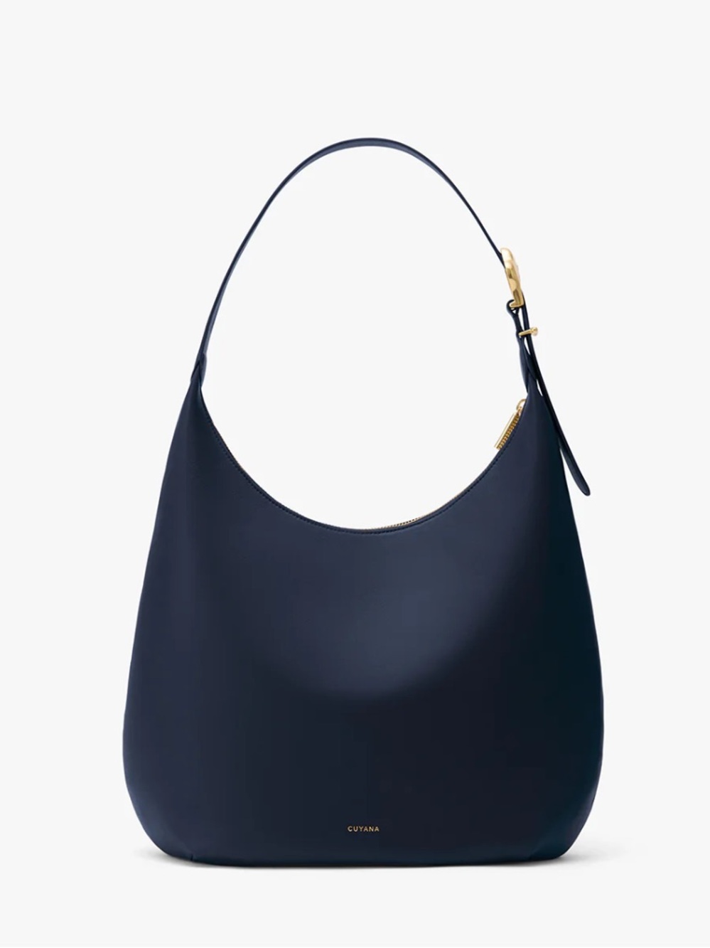 Cuyana Oversized Celestia Smooth Leather Bag • Navy / Blue • MSRP $498